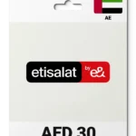 Etisalat United Arab Emirates (AE) 30 AED