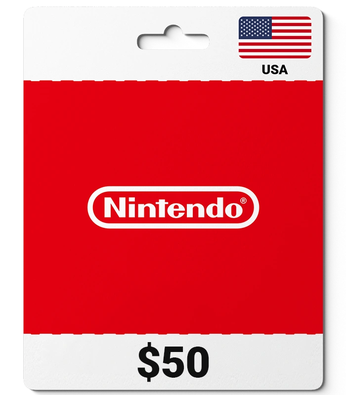 Nintendo eShop Card 50 USD North America - Buy Card Code