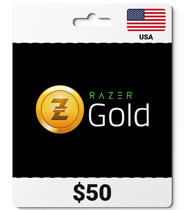 Razer Gold USA 50 USD – Gifty Code