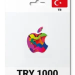 App Store & iTunes Turkey (TR) 1000 TRY