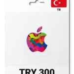 App Store & iTunes Turkey (TR) 300 TRY