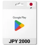 Google Play Japan (JP) 2000 JPY