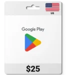 Google Play United States (US) 25 USD