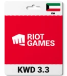 Riot Games Kuwait (KW) 3.3 KWD
