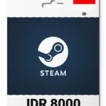 Steam Wallet Card Indonesia (ID) 8000 IDR