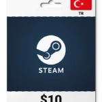 Steam Wallet Card Turkey (TR) 10 USD