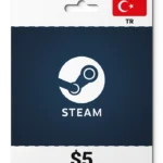 Steam Wallet Card Turkey (TR) 5 USD