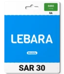 Lebara Mobile Recharge Saudi Arabia (SA) 30 SAR