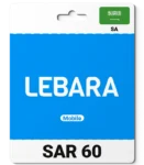 Lebara Mobile Recharge Saudi Arabia (SA) 60 SAR