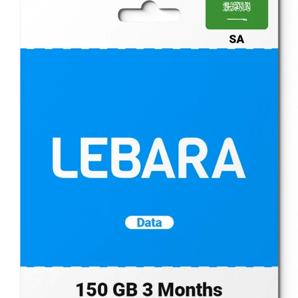 Lebara Mobile Data Saudi Arabia (SA) 150 GB 3 Month