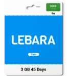 Lebara Mobile Data Saudi Arabia (SA) 3 GB 45 Days