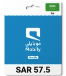 Mobily Recharge Saudi Arabia (SA) 57.5 SAR