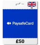 PaysafeCard United Kingdom (UK) 50 GBP