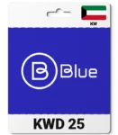 Blue Kuwait (KW) 25 KWD
