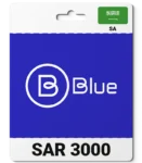 Blue Saudi Arabia (SA) 3000 SAR