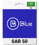 Blue Saudi Arabia (SA) 50 SAR