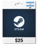 Steam Wallet Card Argentina (AR) 25 USD