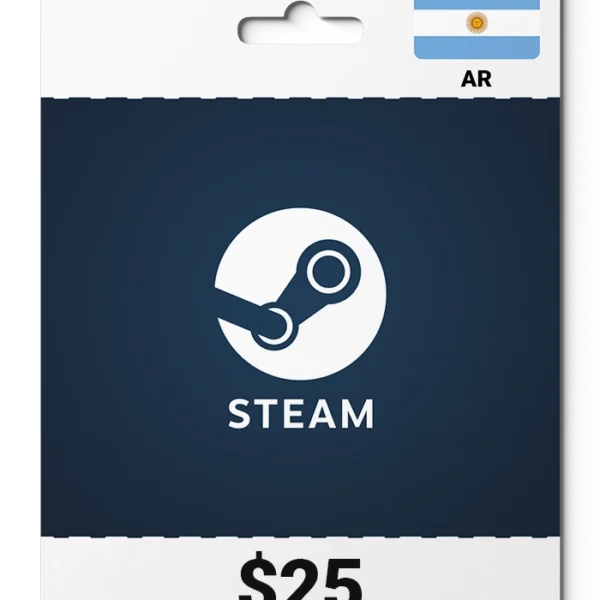Steam Wallet Card Argentina (AR) 25 USD