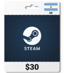 Steam Wallet Card Argentina (AR) 30 USD
