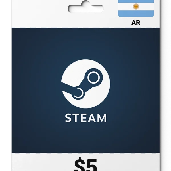 Steam Wallet Card Argentina (AR) 5 USD