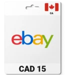 Ebay Canada (CA) 15 CAD