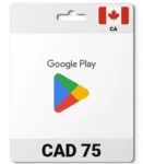 Google Play Canada (CA) 75 CAD