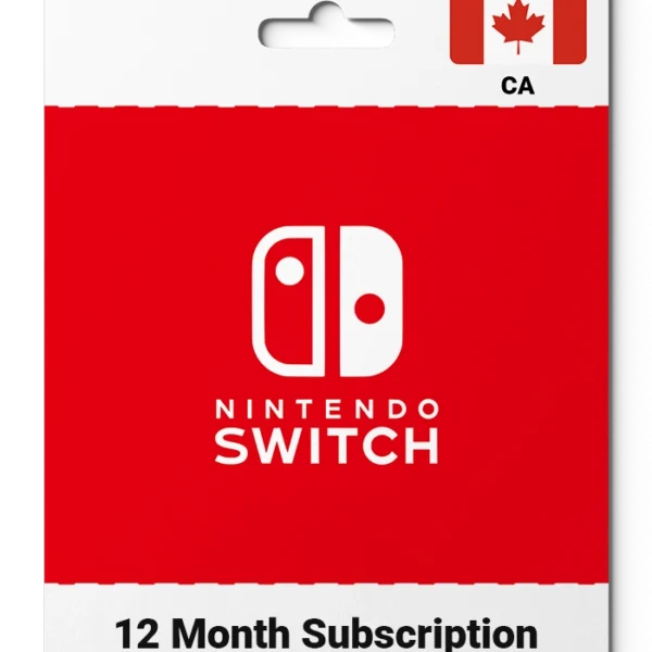 Nintendo Switch 12 Month Subscription Canada (CA)