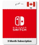 Nintendo Switch 3 Month Subscription Canada (CA)