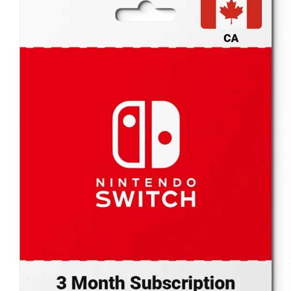 Nintendo Switch 3 Month Subscription Canada (CA)
