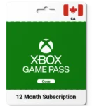 Xbox Game Pass Core Canada (CA) 12 Month Subscription