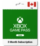 Xbox Game Pass Core Canada (CA) 3 Month Subscription