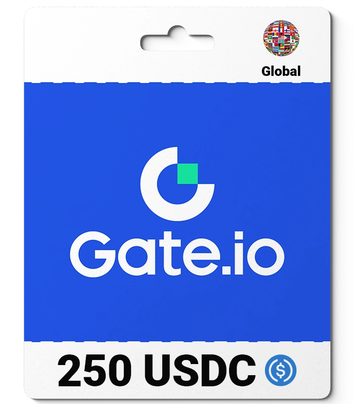 Gateio-USDC-250 Gate.io Gift Card 250 USDC - Image 1