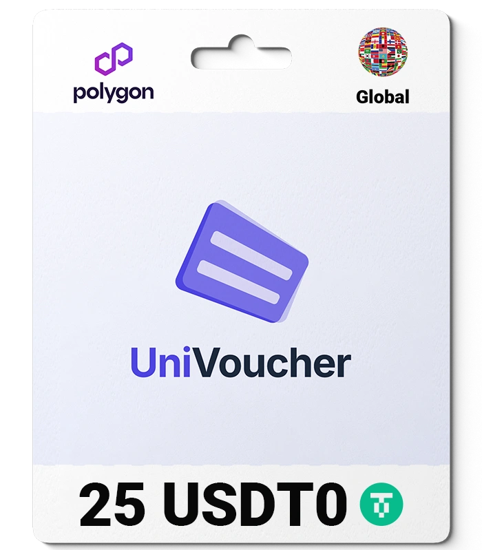 UniVoucher-USDT0-polygon-25 UniVoucher 25 USDT0 on Polygon - Image 1